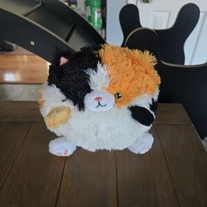 Plush Round Calico Cat Squishable